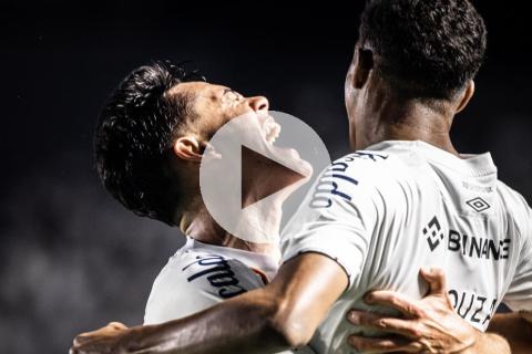 (VIDEO) Santos ganó con lo justo y se afianzó en zona de ascenso en Brasil