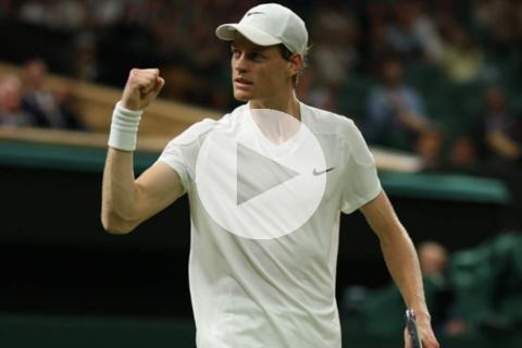 (VIDEO) Sinner continúa a paso firme en Wimbledon