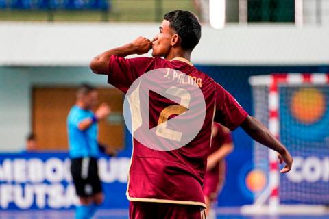 (VIDEO) Perú cayó goleado 7-1 ante Venezuela en Sudamericano de futsal U17