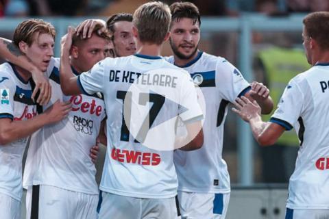 (VIDEO) Atalanta goleó y trepó a la cima de la Serie A