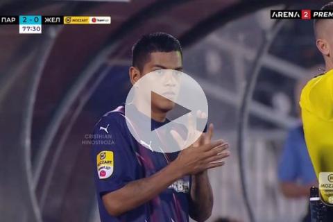 ¡Debutó Joao! Grimaldo ingresó en triunfo del Partizán en Superliga de Serbia