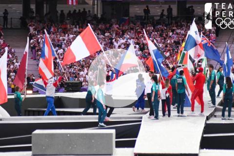 (VIDEO | FOTOS) Así desfilaron Peschiera y Bazo en la clausura de París 2024