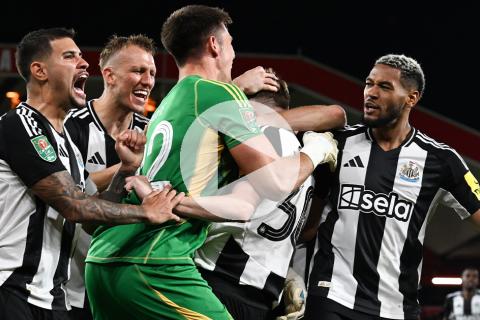 (VIDEO) Newcastle venció en penales al Nottingham Forest y avanzó en la Copa de la Liga