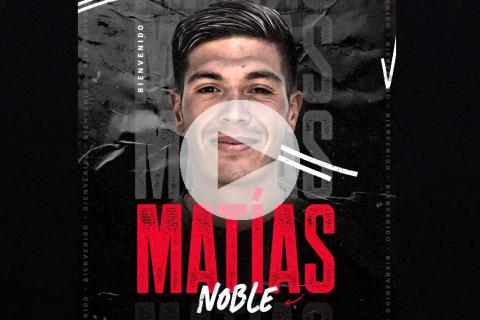 Melgar anunció el fichaje del argentino Matías Noble