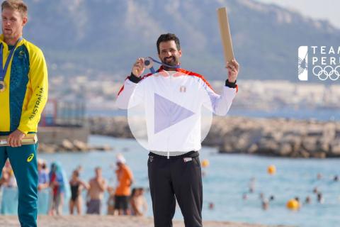 (VIDEO) Peschiera y las fotos en el podio para la eternidad