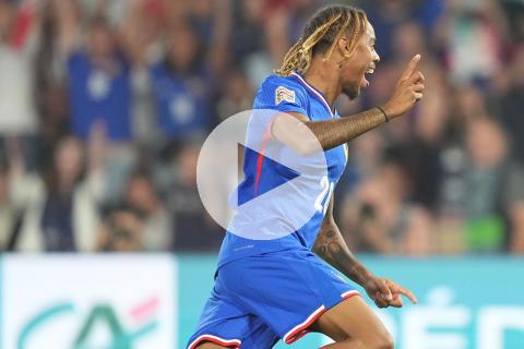 (VIDEO) ¡A los segundos! Barcola marcó el primero de Francia ante Italia