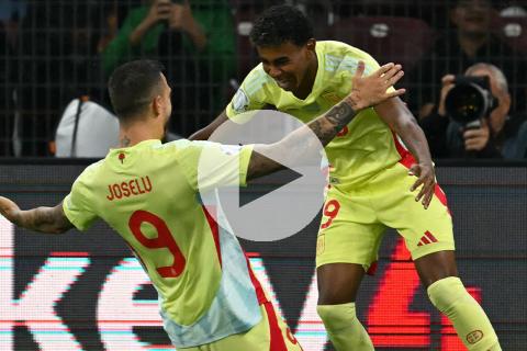 (VIDEO) España goleó a domicilio a Suiza por la Nations League