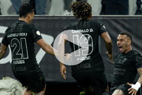 (VIDEO) Con Carrillo, Corinthians goleó y salió de la zona de descenso