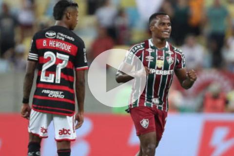 (VIDEO) Fluminense venció a Flamengo y salió de la zona de descenso