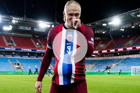 (VIDEO) Haaland se convirtió en el máximo goleador de Noruega