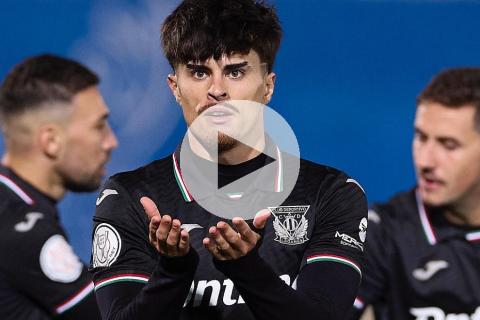 (VIDEO) Leganés avanzó a la siguiente ronda de la Copa del Rey