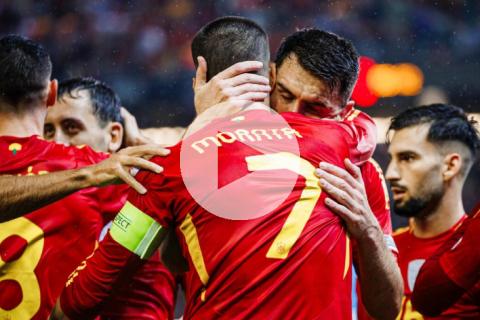 (VIDEO) España goleó por 3-0 a Serbia y se afianza en la UEFA Nations League
