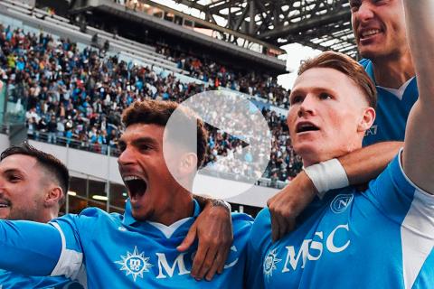 (VIDEO) Napoli venció a Como y se mantiene como líder en la Serie A