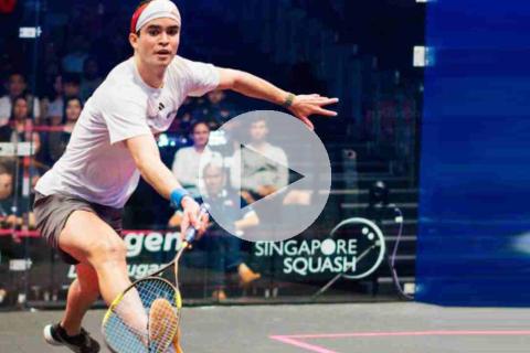 Diego Elías cayó 3-2 ante el N°1 del mundo en la gran final del Open de Singapur