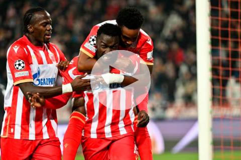 (VIDEO) ¡Sorpresa! Estrella Roja goleó a Stuttgart por la Champions League