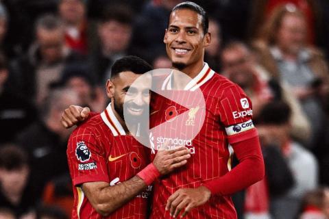 Liverpool superó al Aston Villa y es el único líder de la Premier