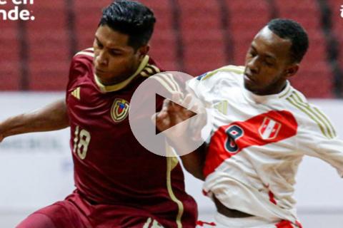 (VIDEO) Perú empató con Venezuela en la Liga Evolución Futsal