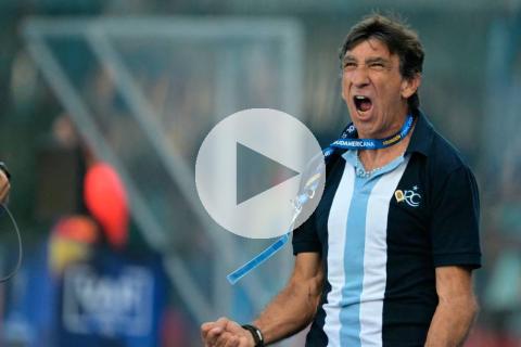 (VIDEO) Mira la eufórica celebración de Gustavo Costas tras el título de Racing