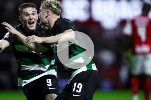 (VIDEO) Sporting de Lisboa logró gran remontada y mantuvo puntaje perfecto
