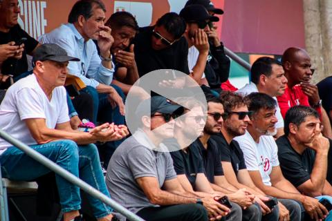 (VIDEO) Gorosito llegó a la VIDENA para presenciar el cotejo entre Perú y Ecuador