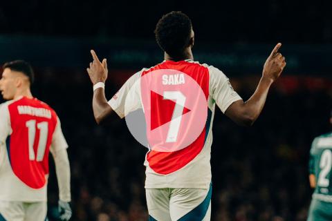 (VIDEO) Arsenal goleó al Mónaco y acaricia la clasificación en Champions League