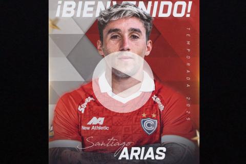 Cienciano anunció el fichaje de Santiago Arias
