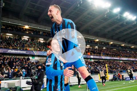(VIDEO) Brujas remontó ante Sporting Lisboa en casa por la Champions League