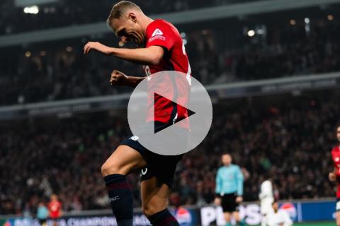 (VIDEO) Lille se metió, de momento, entre los 8 primeros de la Champions