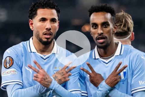(VIDEO) Peña anotó golazo en empate del Malmö con Galatasaray por Europa League
