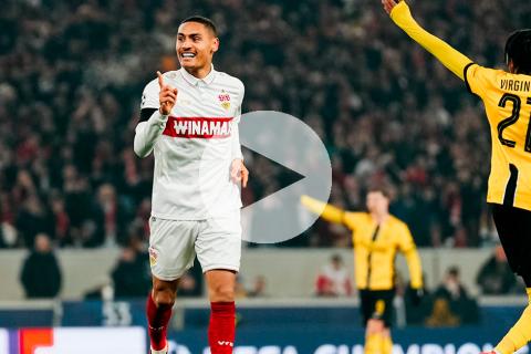 (VIDEO) Stuttgart goleó y sigue vivo en la Champions League