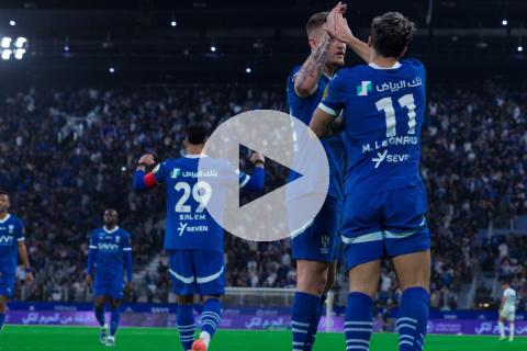 (VIDEO) Al Hilal goleó 9-0 y sigue en la cima de Arabia