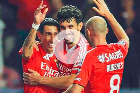 (VIDEO) Benfica goleó a Braga y se metió a la final de la Copa de la Liga de Portugal