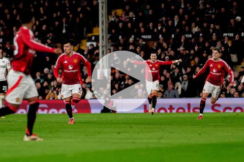 (VIDEO) Manchester United venció al Fulham de visita y respira en la Premier League
