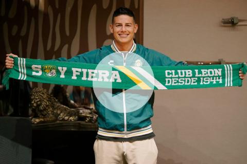 León de México hizo oficial la contratación de James Rodríguez
