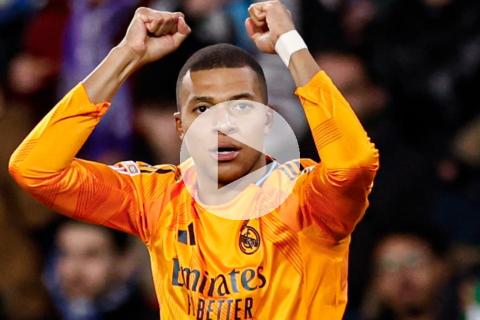 (VIDEO) Mbappé anotó su primer 'hat-trick' en triunfo de Real Madrid