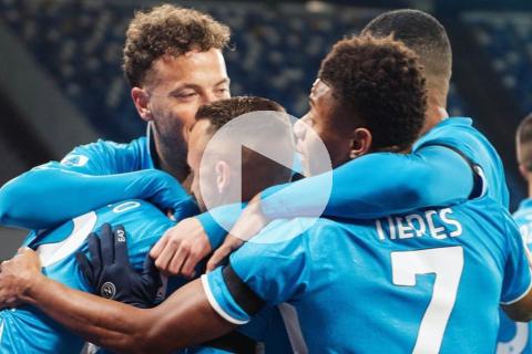 (VIDEO) Napoli triunfó en casa y sigue en la cima de Italia