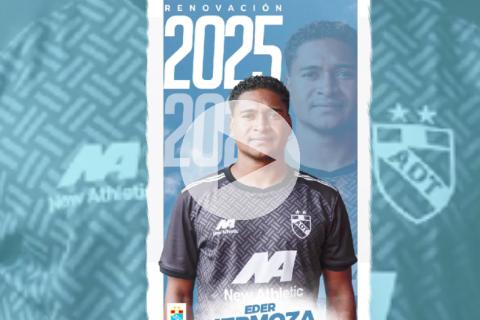 Eder Hermoza renovó con ADT por toda la temporada 2025