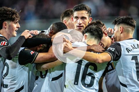 (VIDEO) Valencia ganó y salió del último lugar en España