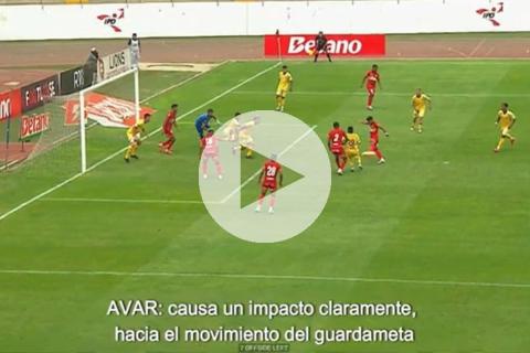 (VIDEO) ¿Qué se dijo en el VAR para que se anule el segundo gol de Sport Huancayo ante Juan Pablo II?