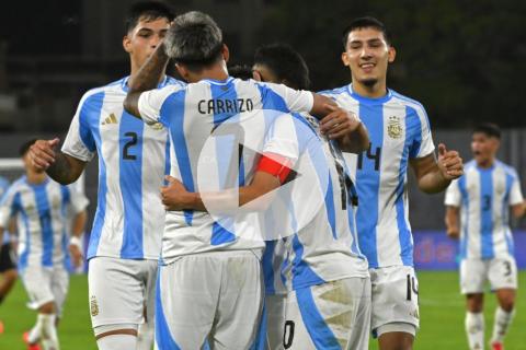 (VIDEO) Argentina derrotó 4-3 a Uruguay y lidera el hexagonal Sub-20
