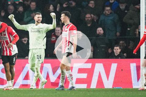 (VIDEO) PSV eliminó a Feyenoord de la Copa de Países Bajos