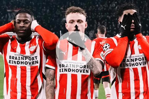 (VIDEO) PSV remontó la serie ante Juventus y clasificó a octavos de la Champions League