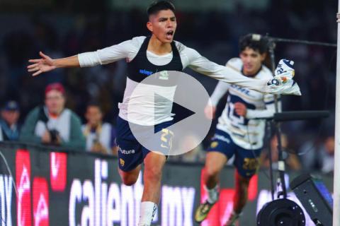 (VIDEO) Con agónico gol de Piero Quispe, Pumas triunfó ante Mazatlán