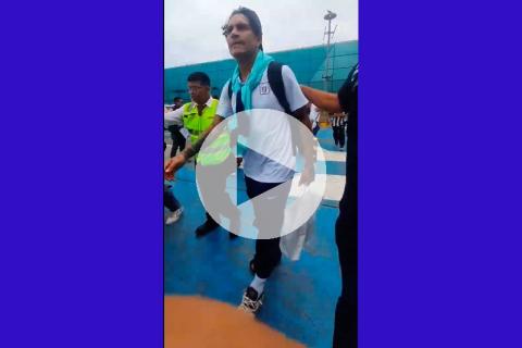 (VIDEO) ¡Guerrero llegó cojeando a Lima y encendió las alarmas en Matute!