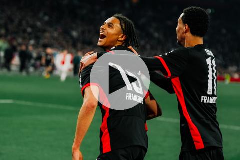 (VIDEO) Frankfurt venció de visita a Ajax por los octavos de la Europa League