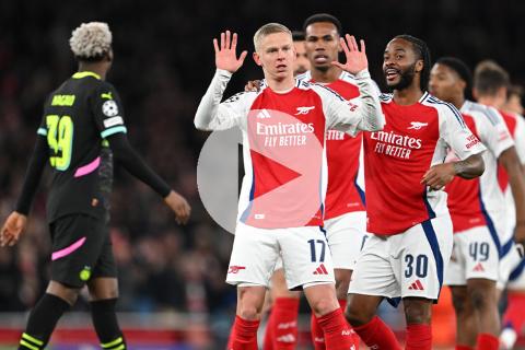 Arsenal clasificó a ‘cuartos’ de la Champions League con global de 9-3 ante PSV