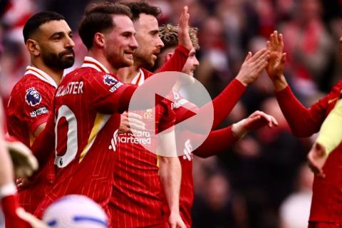 (VIDEO) Liverpool remontó y sigue encaminado al título de la Premier