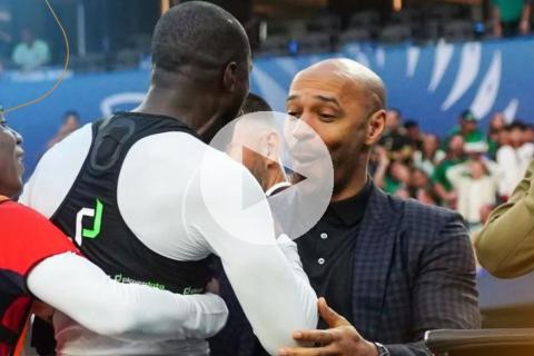 (VIDEO) ¡Festejo inolvidable! Waterman celebró su agónico gol con su "ídolo" Henry