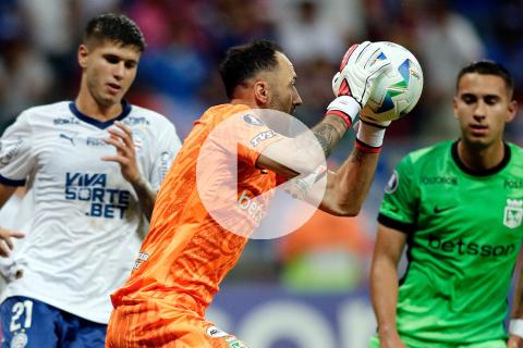 (VIDEO) Bahía se impuso por la mínima ante Atlético Nacional por la Copa Libertadores