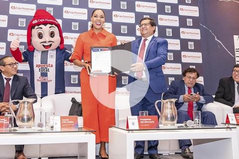 Uribe: "Agradecemos a Caja Huancayo por este gran apoyo para el vóley de Alianza Lima"